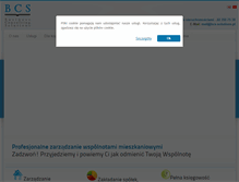 Tablet Screenshot of bcs-solutions.pl